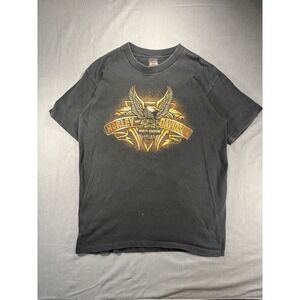 VTG Harley Davidson Single Stitch‎ Shirt Men's L Eagle Emblem Baltimore, MD 1995